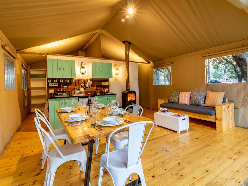 Glampingtent Pongola in Zuid-Afrika