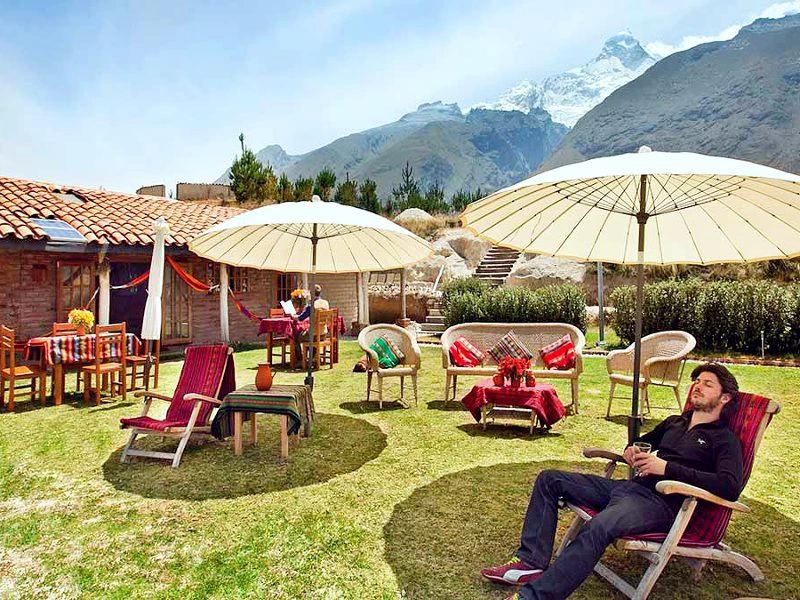 lodge Huaraz Llanganuco buiten