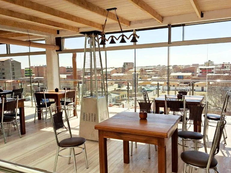 Uyuni zouthotel ontbijtje