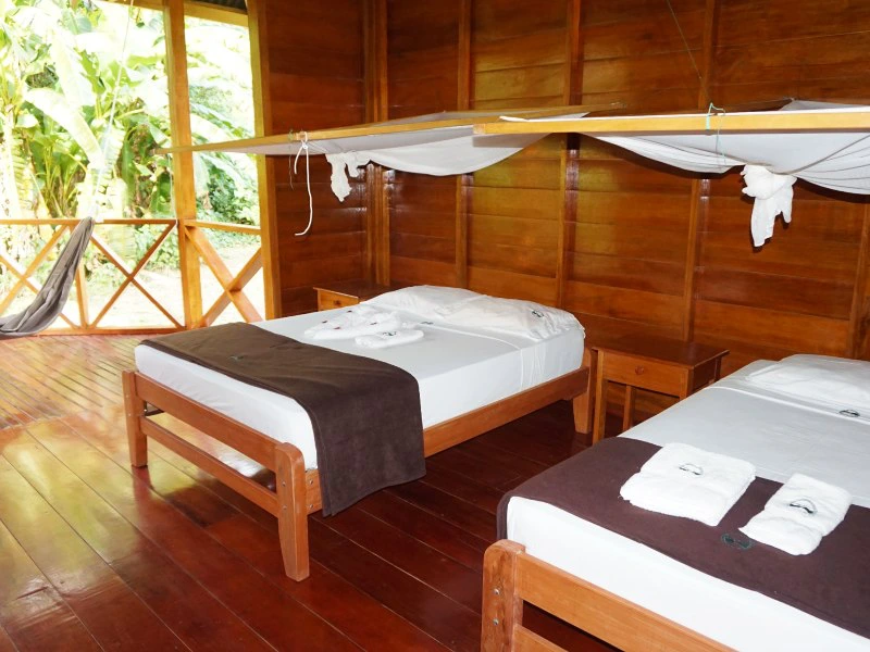 Jungle lodge Peru kamer