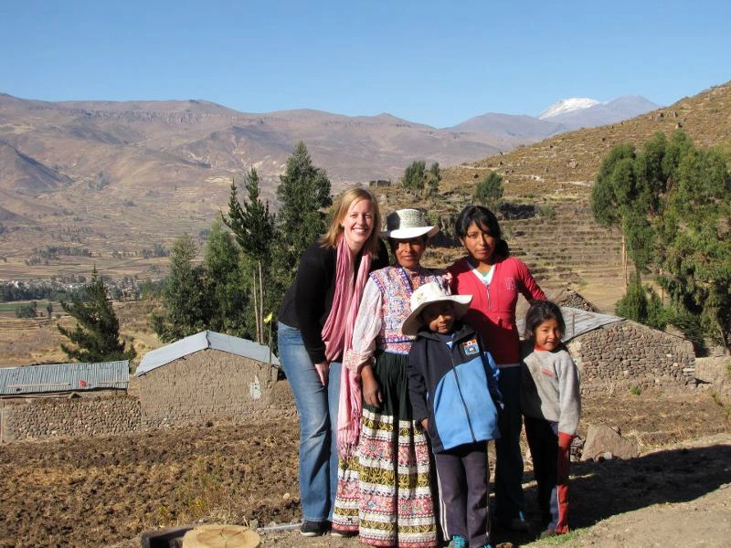 Colca canyon farmer
