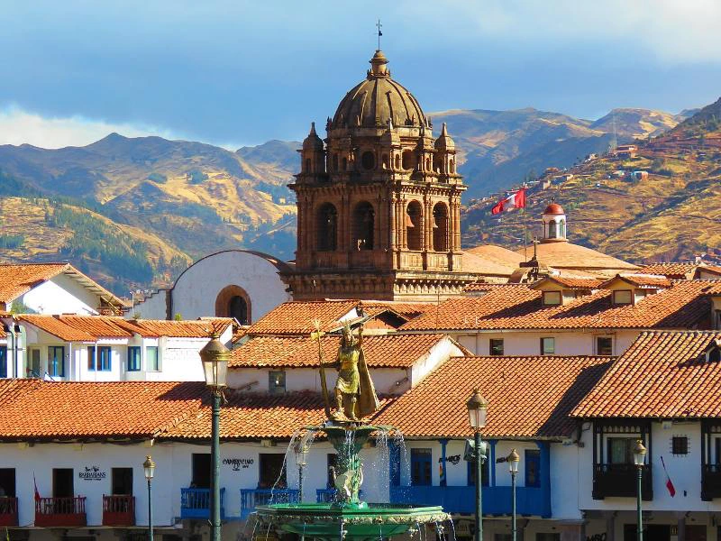 Cusco plein kerk