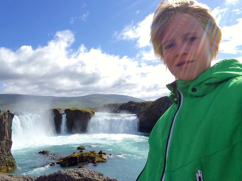 gullfoss golden circle met kinderen