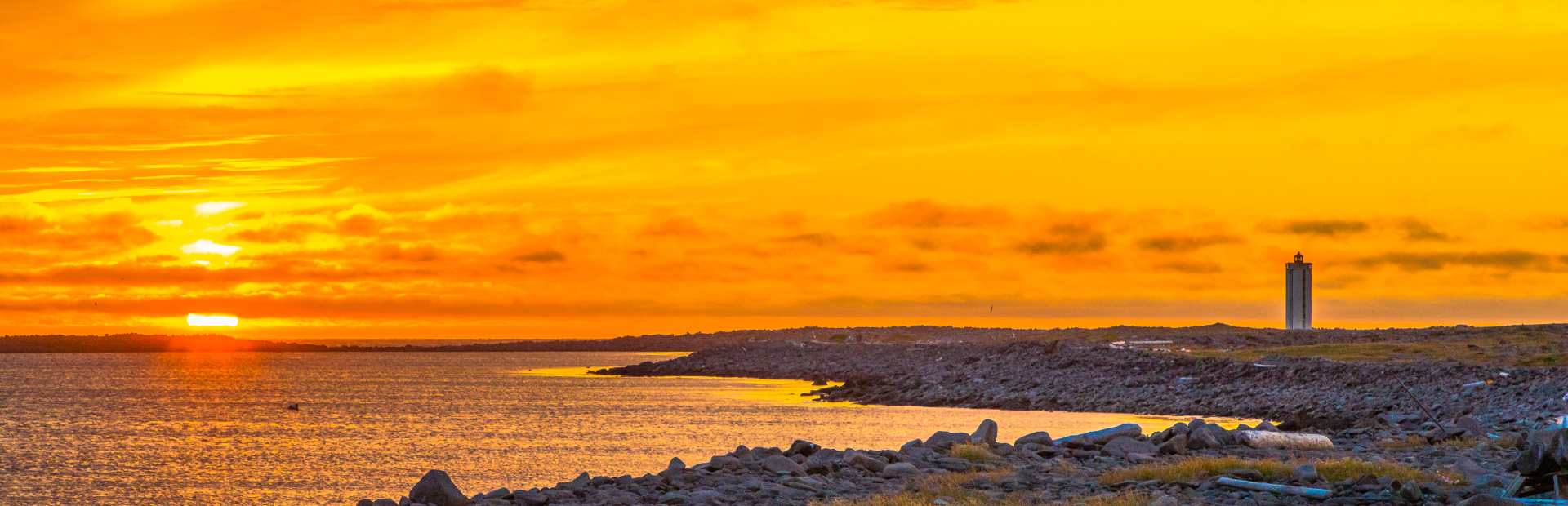 ijsland zonsondergang