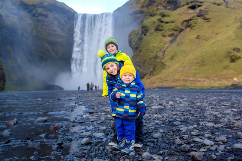 ijslnad skogafoss waterval