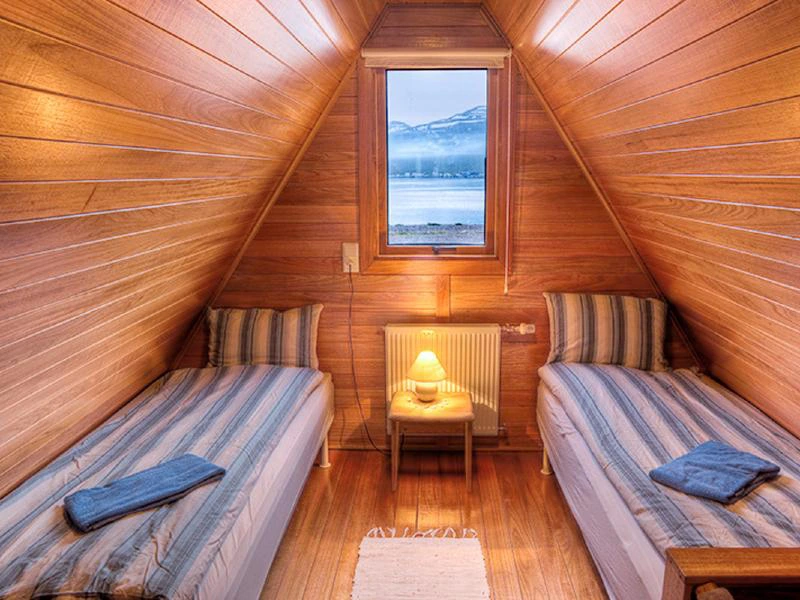 Slaapkamer cottage oost-Fjorden