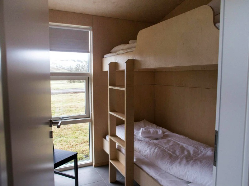 Stapelbed in je cottage Myvatn