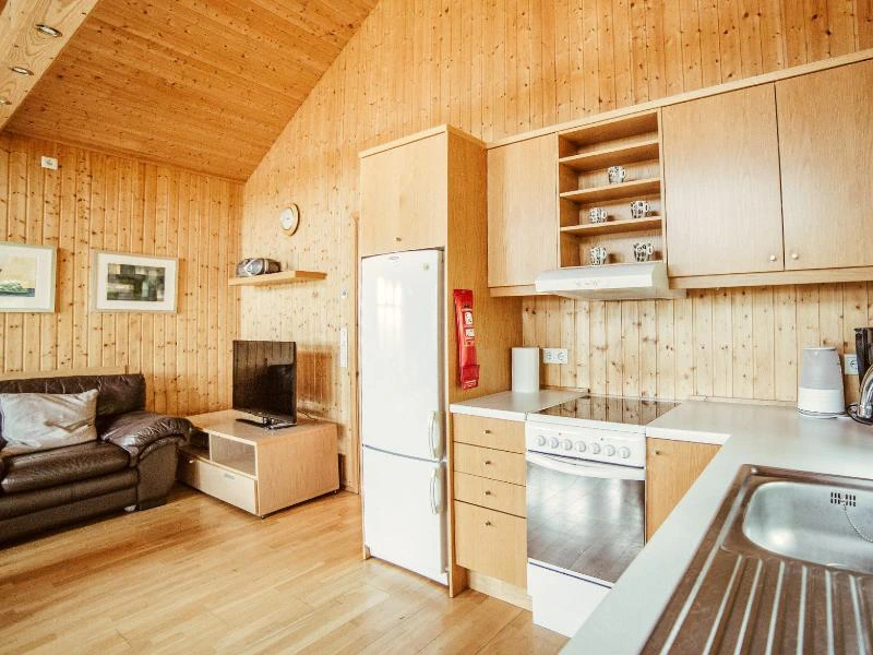 Keuken houten cottage Golden Circle