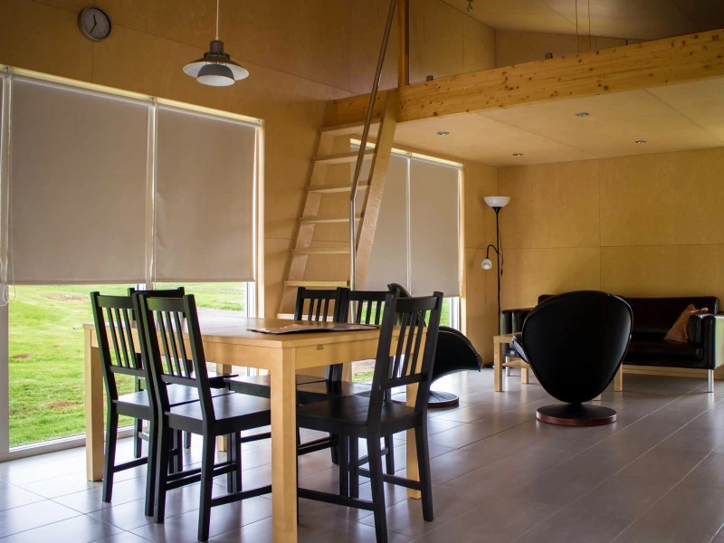 Woonkamer in je cottage in Myvatn