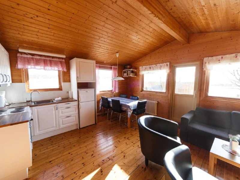 Woonkamer in je cottage Snaefellsnes