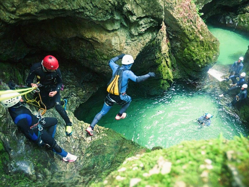 Canyoningen Soca Vallei