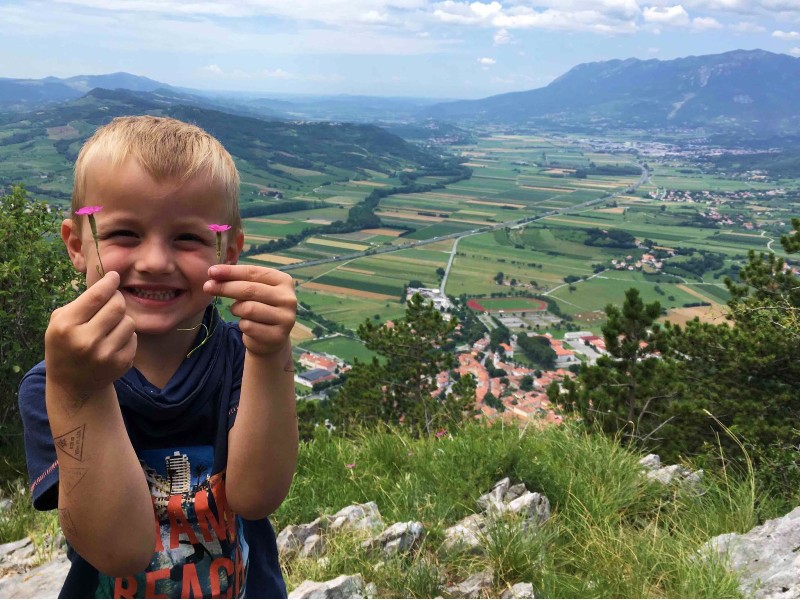 Uitzicht Vipava Vallei