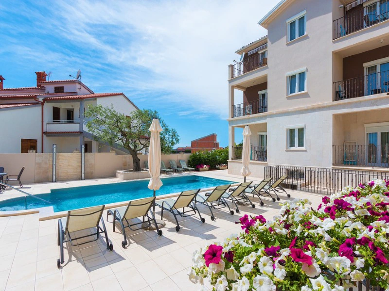 Appartement met zwembad in Istrië