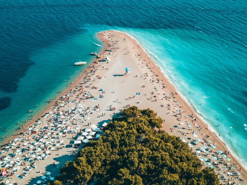 Kroatie - Brac bol strand
