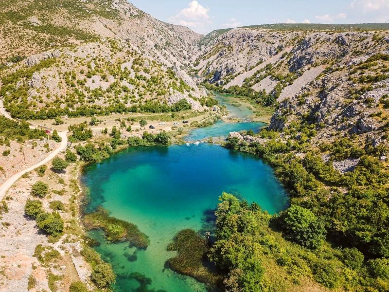 Zrmanja rivier achterland Zadar
