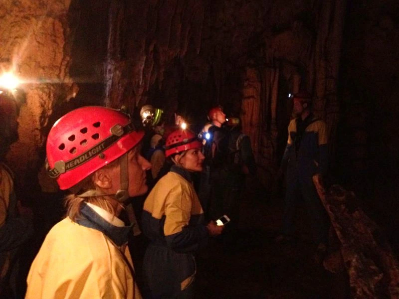 Caving tour