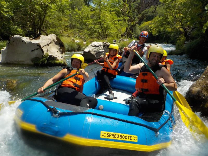 Soca Valley raften met kinderen