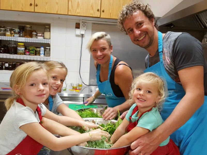 Galaxidi Griekenland koken gezin