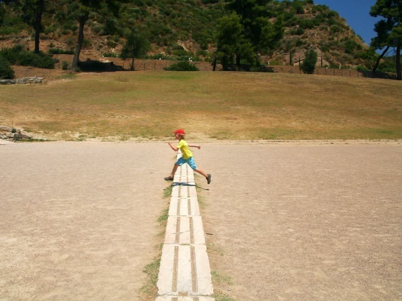 Olympisch spelen met de kids