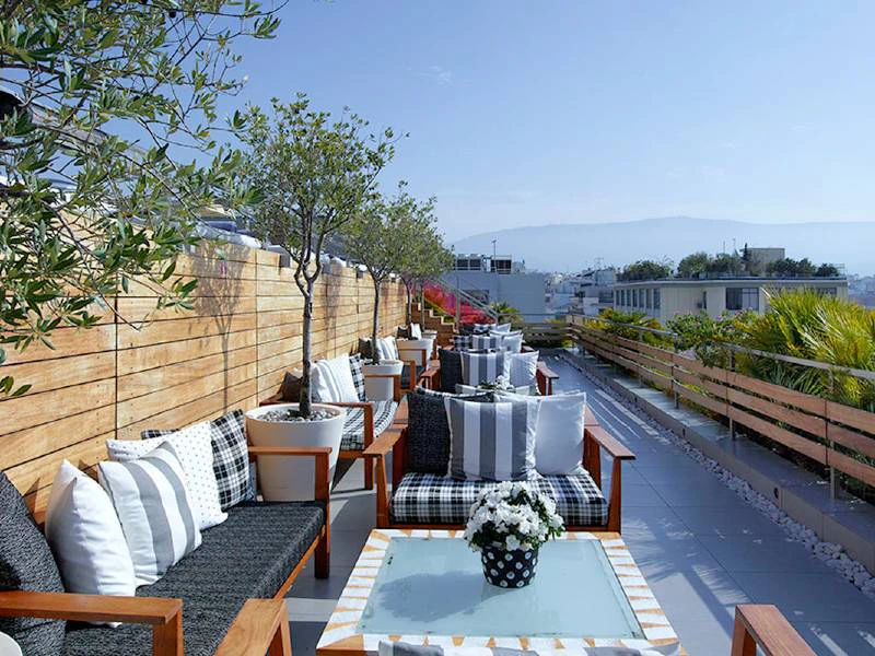 Dakterras hotel Athene