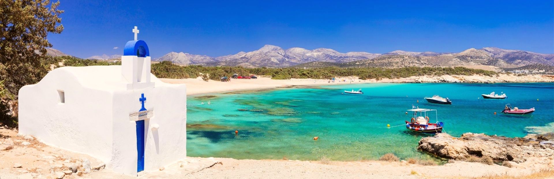 Naxos uitzicht op de baai