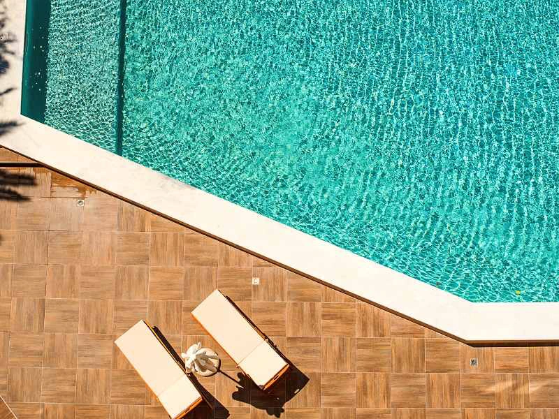 zwembad in Chania op Kreta