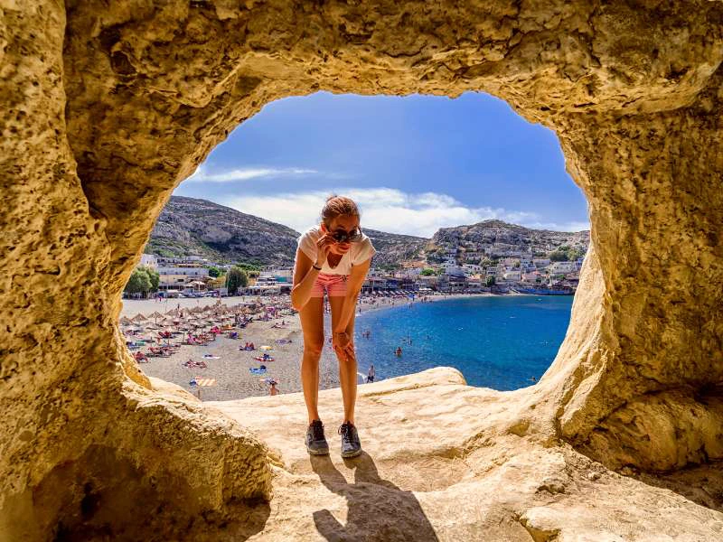 Stranden op Kreta Griekenland
