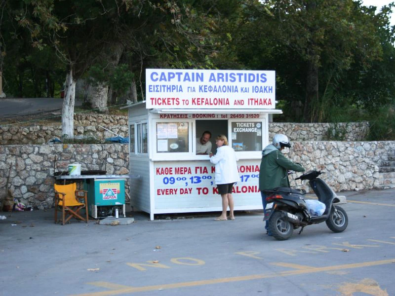 Griekenland ticket stand
