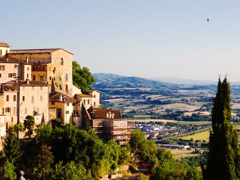 Uitzicht in Umbrie - Italie