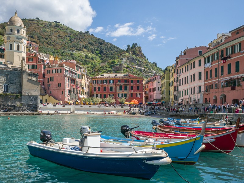 Bootjes in Cinque Terre