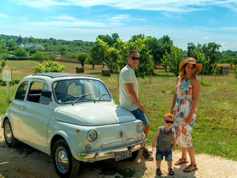 Door Italie rijden met kinderen