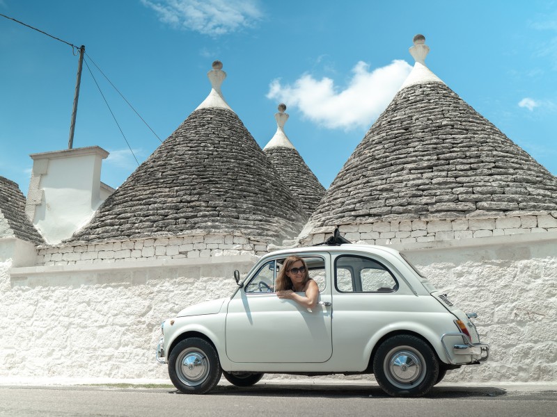 Rijden door Puglia heen