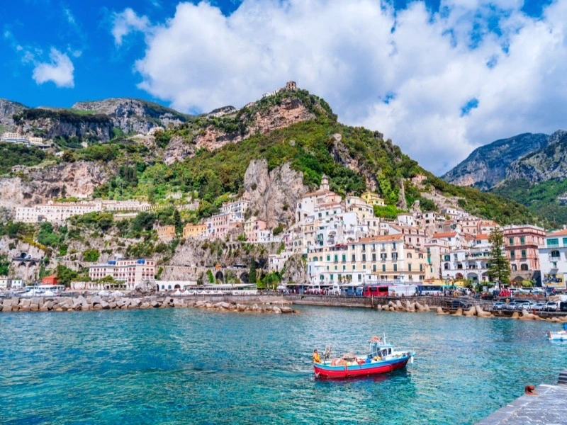 Amalfikust in zuid - Italie