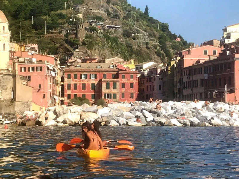 kajakken cinque terre