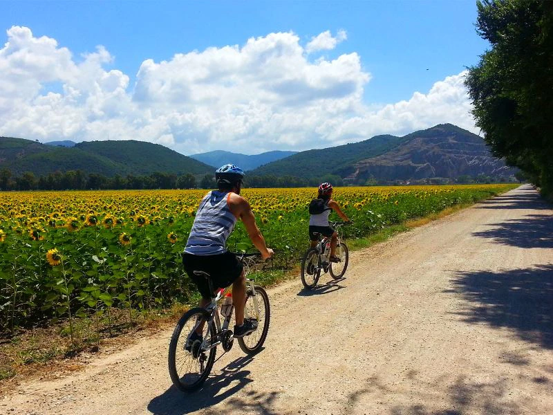 fietsen in toscane