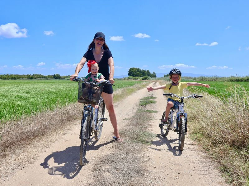 Fietsen Sardinie Riksja Family