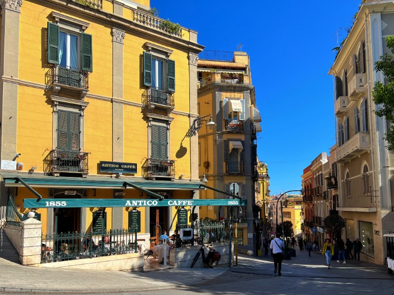 Straat in Cagliari - Sardinie