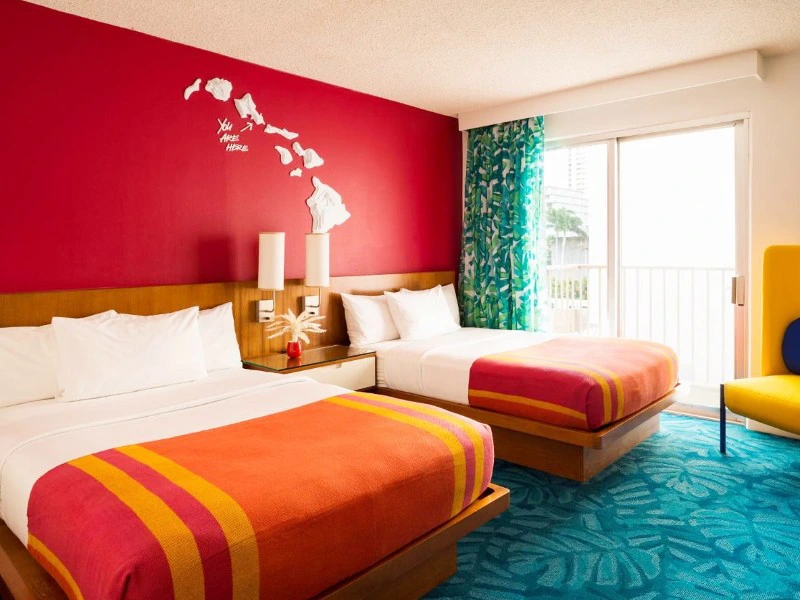 Amerika Honolulu - slaapkamer