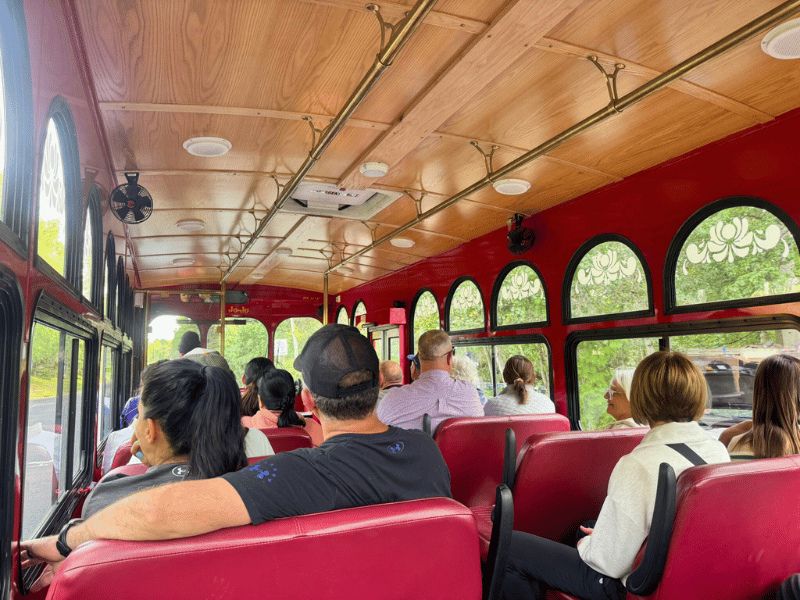 mensen in de Anchorage Trolley