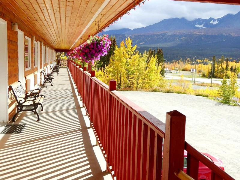 Amerika Haines Junction - balkon
