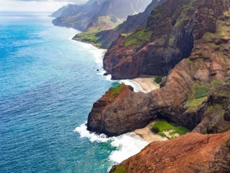 Honopu Beach, stranden van Hawaii