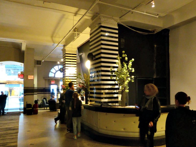 Receptie van hotel in New York