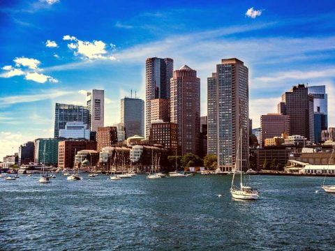 boston-skyline-Amerika-vakantie