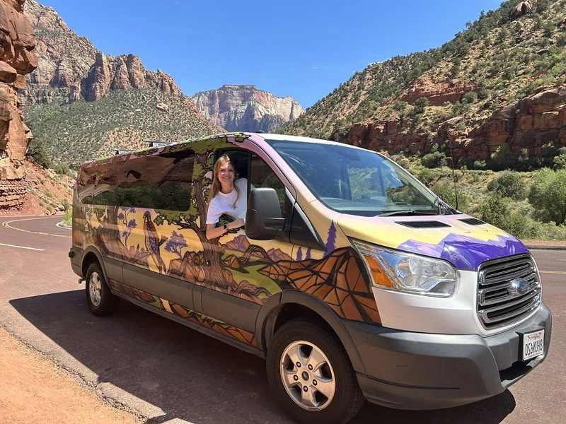 USA - West-Amerika - Zion NP - campervan