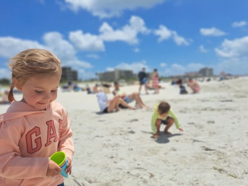 Florida strand kinderen