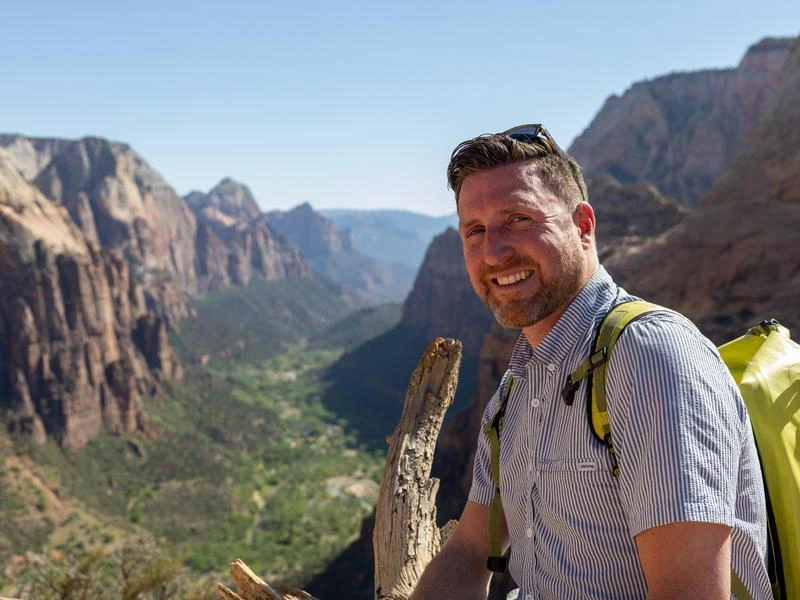 uitzichtpunt in Zion National park