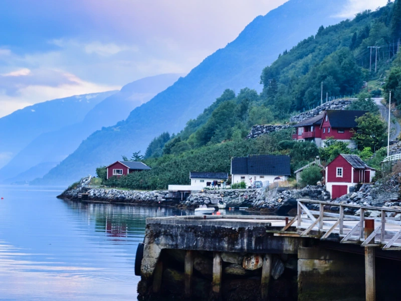 Fjorden in Noorwegen