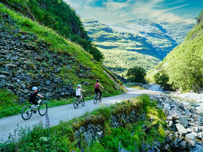 Fietsen door Noorwegen met kinderen