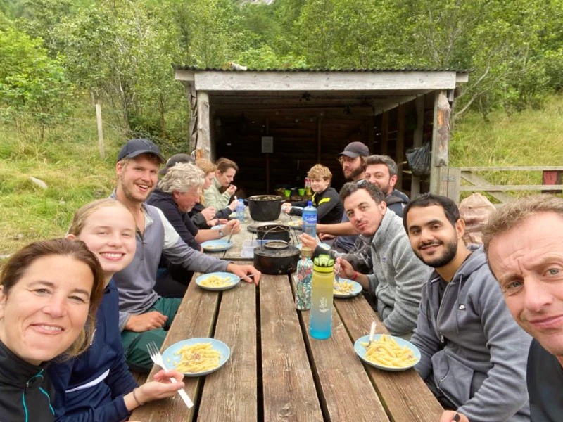 kajakken en kamperen noorwegen familie