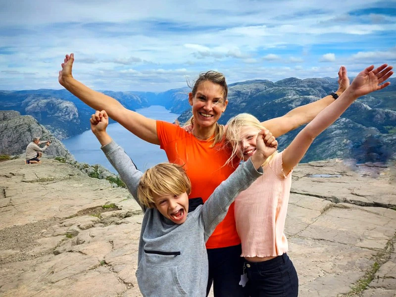 Noorwegen - Preikstolen hike met kinderen